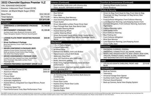 2022 Chevrolet Equinox Premier w/1LZ