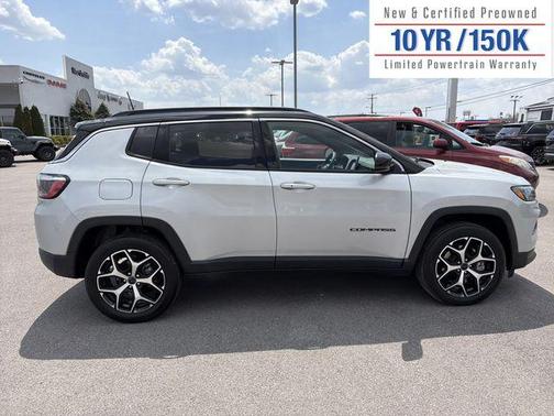 Silver Zynith Metallic Clearcoat 2025 Jeep Compass Limited