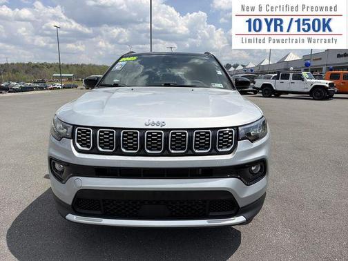 Silver Zynith Metallic Clearcoat 2025 Jeep Compass Limited