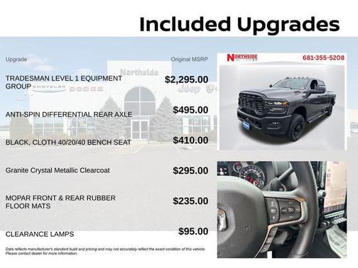 2025 RAM 2500 Tradesman Crew Cab 4x4 6'4' Box