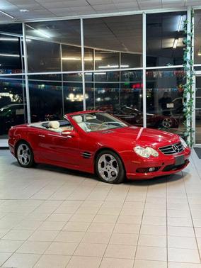 Red 2005 Mercedes-Benz SL-Class SL 500 Roadster 2D