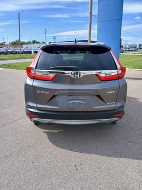 Pewter 2017 Honda CR-V Touring