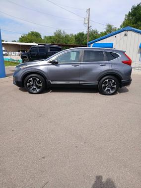 Pewter 2017 Honda CR-V Touring
