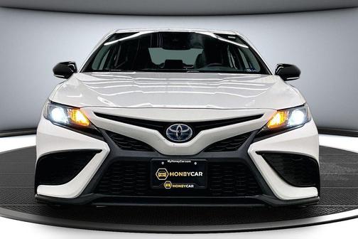 White 2022 Toyota Camry Nightshade Edition Hybrid