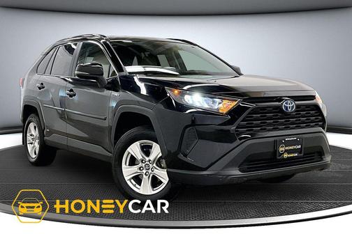 Midnight Black Metallic 2019 Toyota RAV4 Hybrid LE