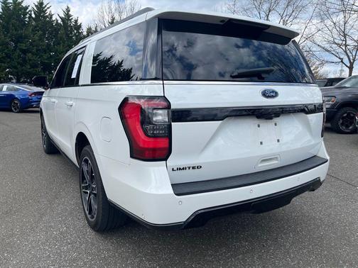Star White Metallic Tri-Coat 2021 Ford Expedition Max Limited