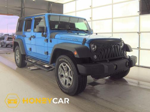 Hydro Blue Pearlcoat 2016 Jeep Wrangler Unlimited Rubicon
