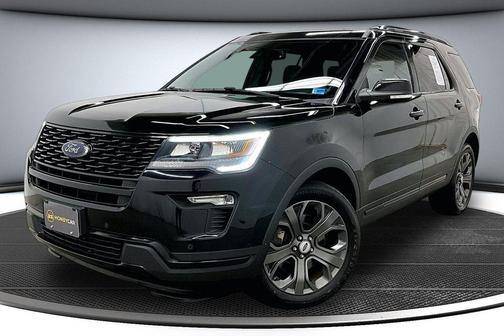 Shadow Black 2018 Ford Explorer Sport