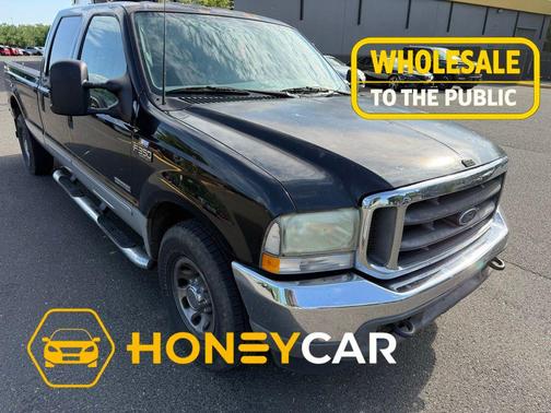 Black Clearcoat 2003 Ford F-350 XLT Crew Cab Super Duty