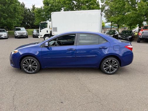 Blue Crush Metallic 2015 Toyota Corolla S Plus