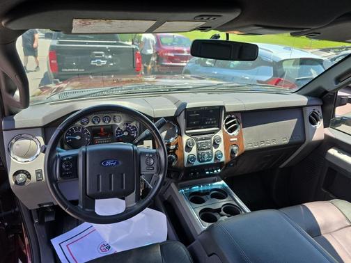 Maroon 2016 Ford F-350 Lariat
