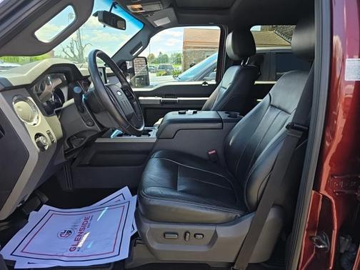 Maroon 2016 Ford F-350 Lariat