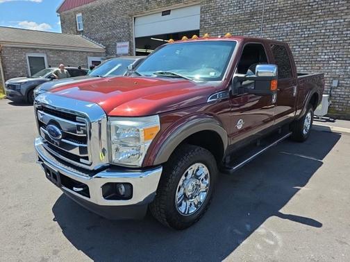 Maroon 2016 Ford F-350 Lariat