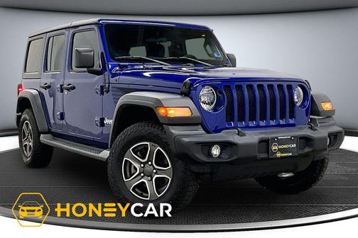 Ocean Blue Metallic Clearcoat 2018 Jeep Wrangler Unlimited Sport