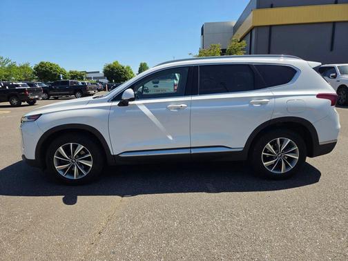 Quartz White 2019 Hyundai SANTA FE SEL Plus 2.4
