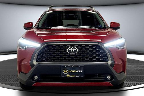 Barcelona Red Metallic 2024 Toyota Corolla Cross XLE