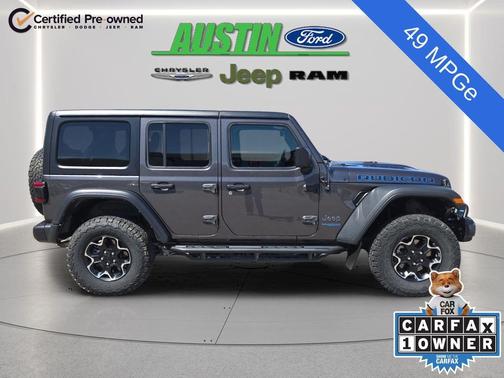 Granite Crystal Metallic Clearcoat 2021 Jeep Wrangler Unlimited 4xe Rubicon