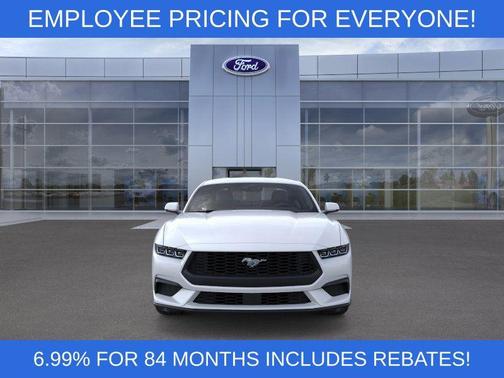 Oxford White 2025 Ford Mustang EcoBoost Premium