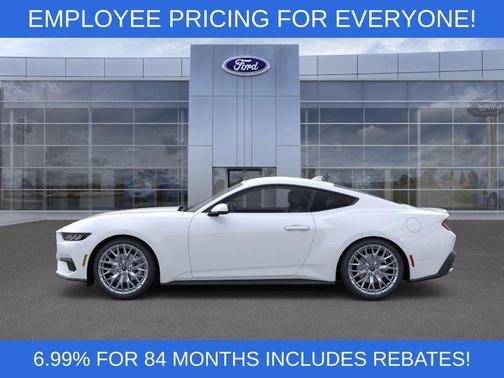 Oxford White 2025 Ford Mustang EcoBoost Premium