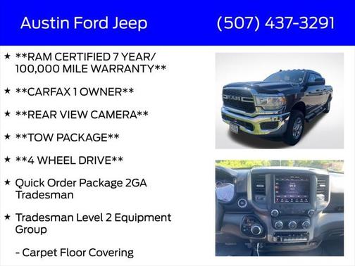 2021 RAM 2500 Tradesman Crew Cab 4x4 6'4' Box