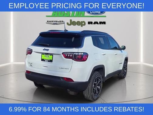 Bright White Clearcoat 2026 Jeep Compass Limited