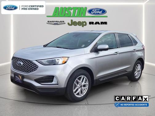 Iconic Silver Metallic 2024 Ford Edge SEL