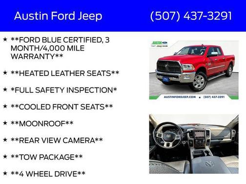 2018 RAM 2500 Laramie Crew Cab 4x4 6'4' Box