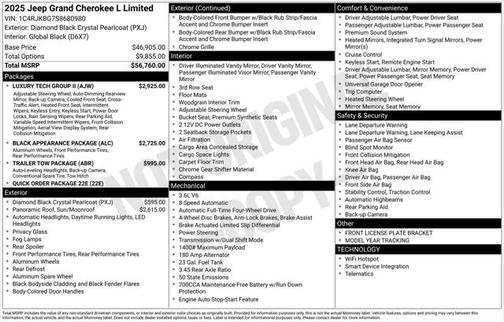 2025 Jeep Grand Cherokee L Limited