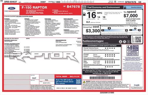 2025 Ford F-150 Raptor