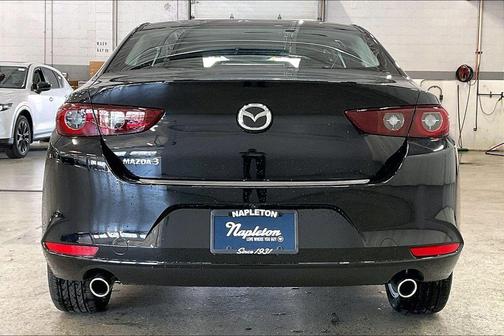 Jet Black Mica 2026 Mazda Mazda3 FWD w/Preferred Package