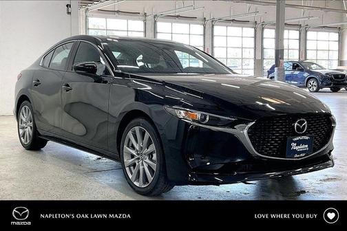 Jet Black Mica 2026 Mazda Mazda3 FWD w/Preferred Package