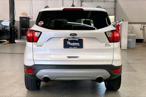 White Platinum 2019 Ford Escape SEL
