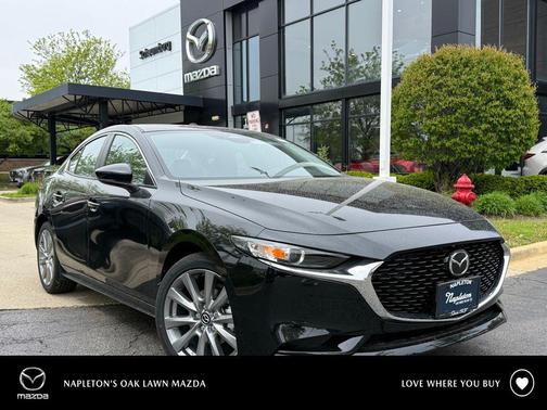Jet Black Mica 2026 Mazda Mazda3 FWD w/Preferred Package