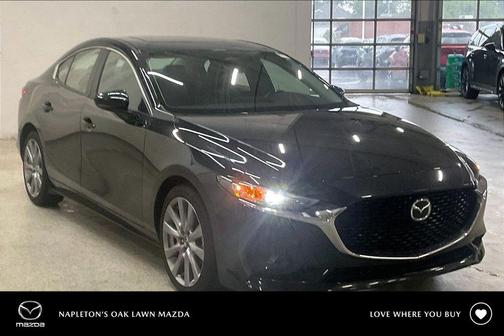 Jet Black Mica 2024 Mazda Mazda3 FWD w/Preferred Package