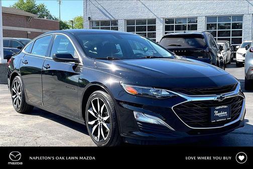 Mosaic Black Metallic 2021 Chevrolet Malibu FWD RS