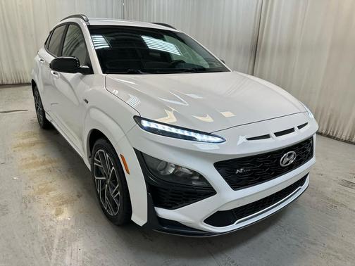 Lunar White 2022 Hyundai KONA N Line