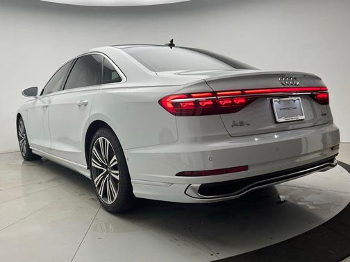 Glacier White Metallic 2023 Audi A8 L 55 TFSI quattro Tiptronic