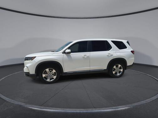Platinum White 2023 Honda Pilot 2WD EX-L 8 Passenger