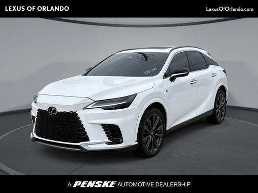 Ultra White 2024 Lexus RX 350 F SPORT Handling