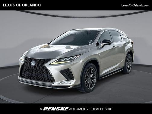 Atomic Silver 2021 Lexus RX 350 F SPORT Handling