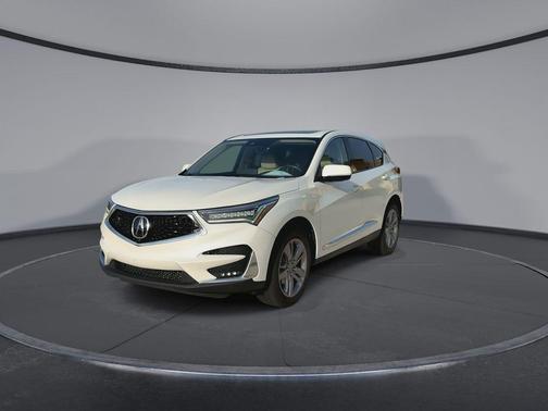 Diamond White Pearl 2019 Acura RDX Advance Package