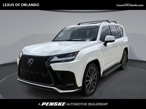 Ultra White 2025 Lexus LX 700h F SPORT