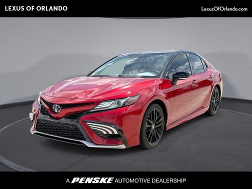 Supersonic Red/Midnight Black Metallic 2022 Toyota Camry XSE