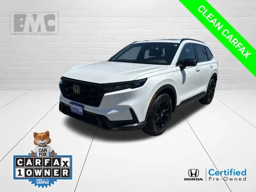 White 2023 Honda CR-V Hybrid Sport