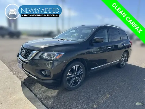 Black 2017 Nissan Pathfinder Platinum