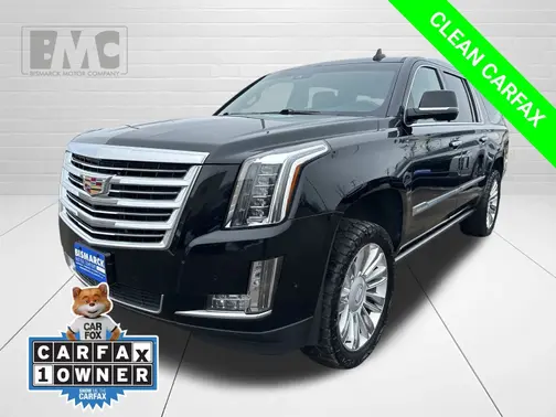Black 2020 Cadillac Escalade ESV Platinum Edition