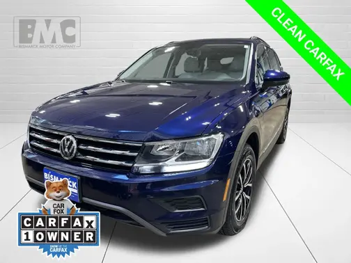 Blue 2021 Volkswagen Tiguan 2.0T SE
