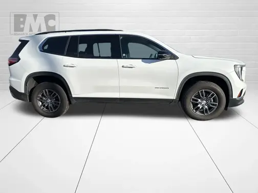 White 2025 GMC Acadia Elevation