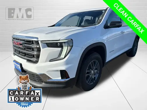 White 2025 GMC Acadia Elevation