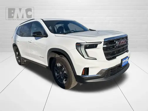 White 2025 GMC Acadia Elevation